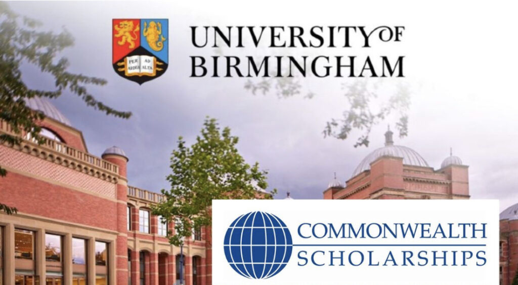 Commonwealth Shared Scholarship 2025 at the University of Birmingham